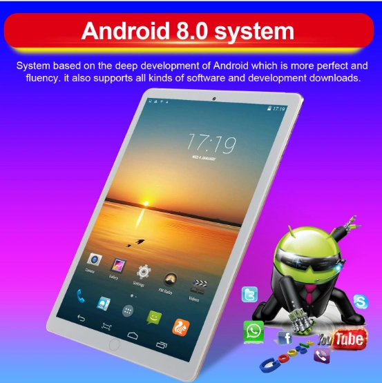 2020 10inch WiFi Android System Smart Pad Tablet for Studying