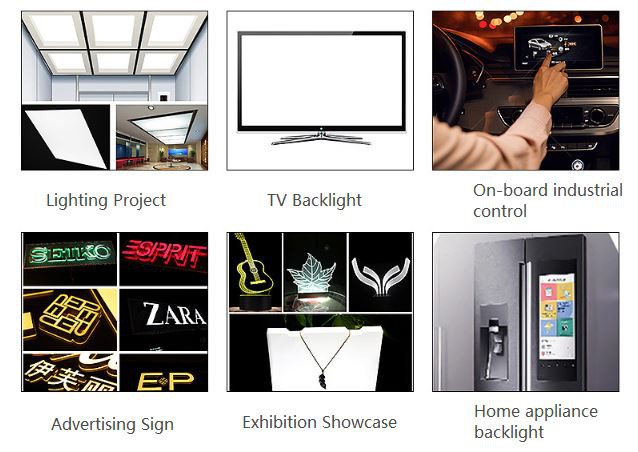 Light guide sheet Application